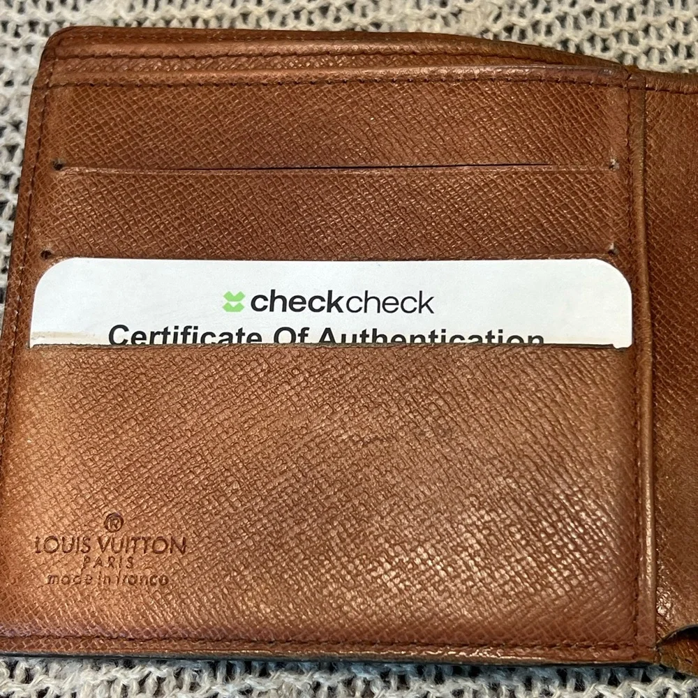 Louis Vuitton Brown Monogram Canvas Bi-Fold Key & Card Holder
